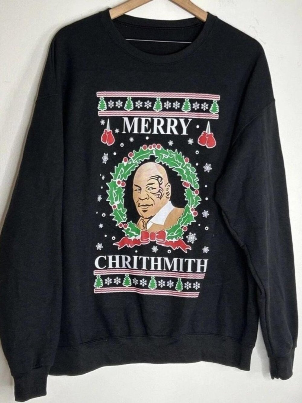 Merry Chrithmith Mike Tyson Ugly Christmas Sweatshirt